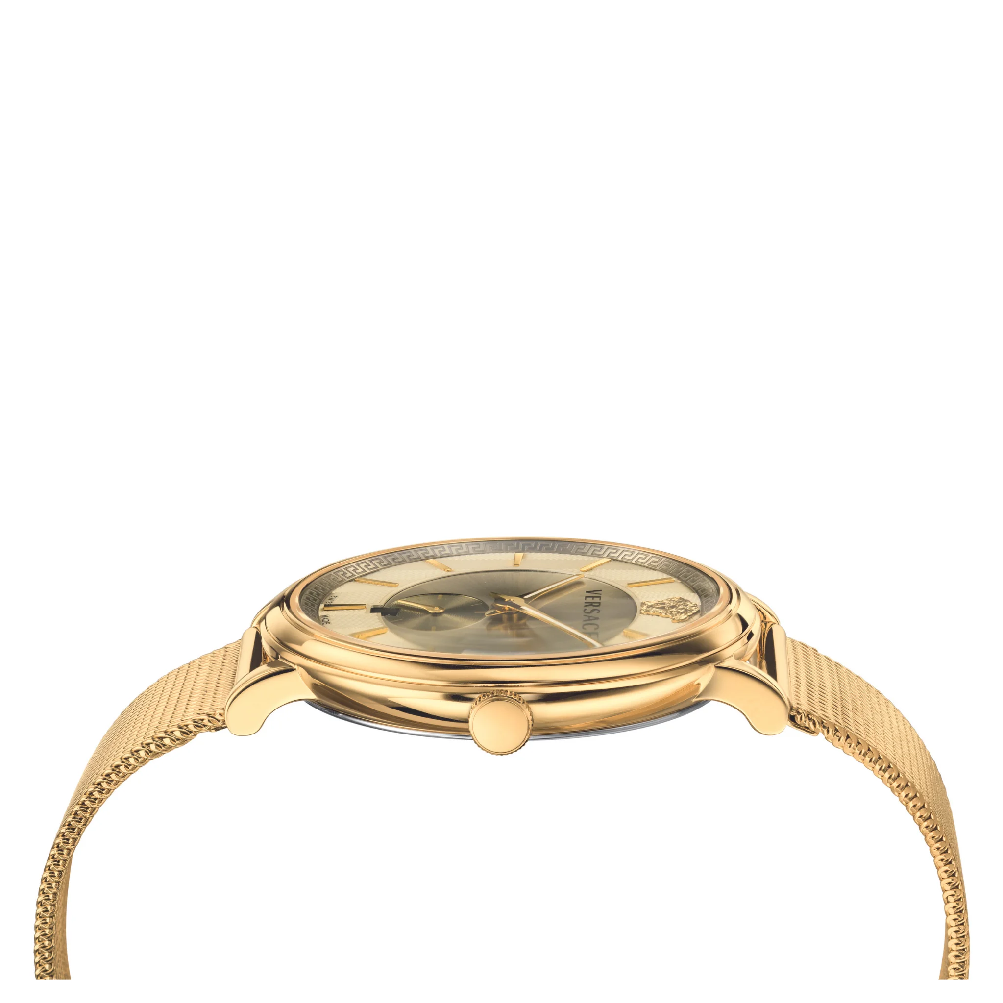 Versace Men's V-Circle Yellow Gold VBQ070017