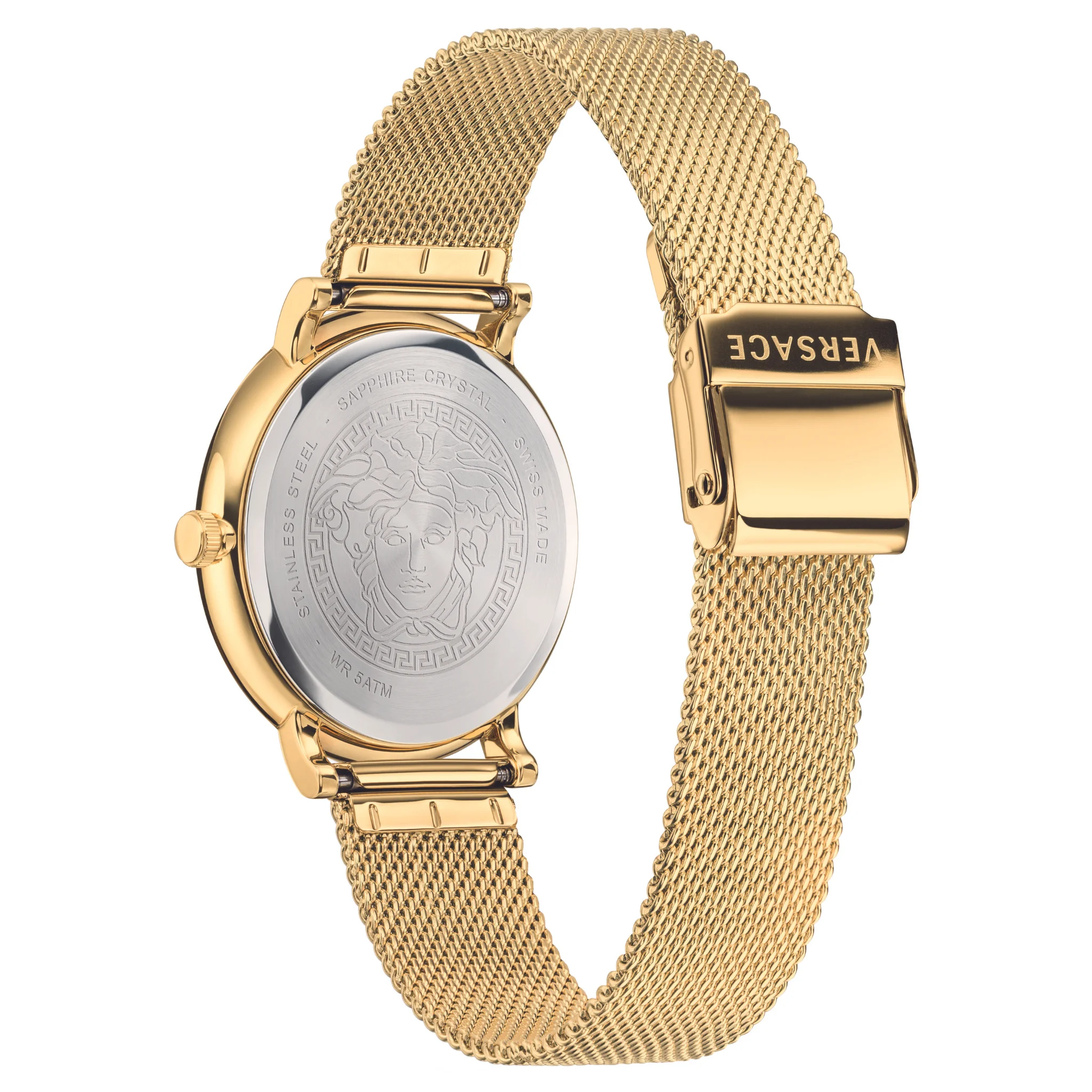 Versace Men's V-Circle Yellow Gold VBQ070017