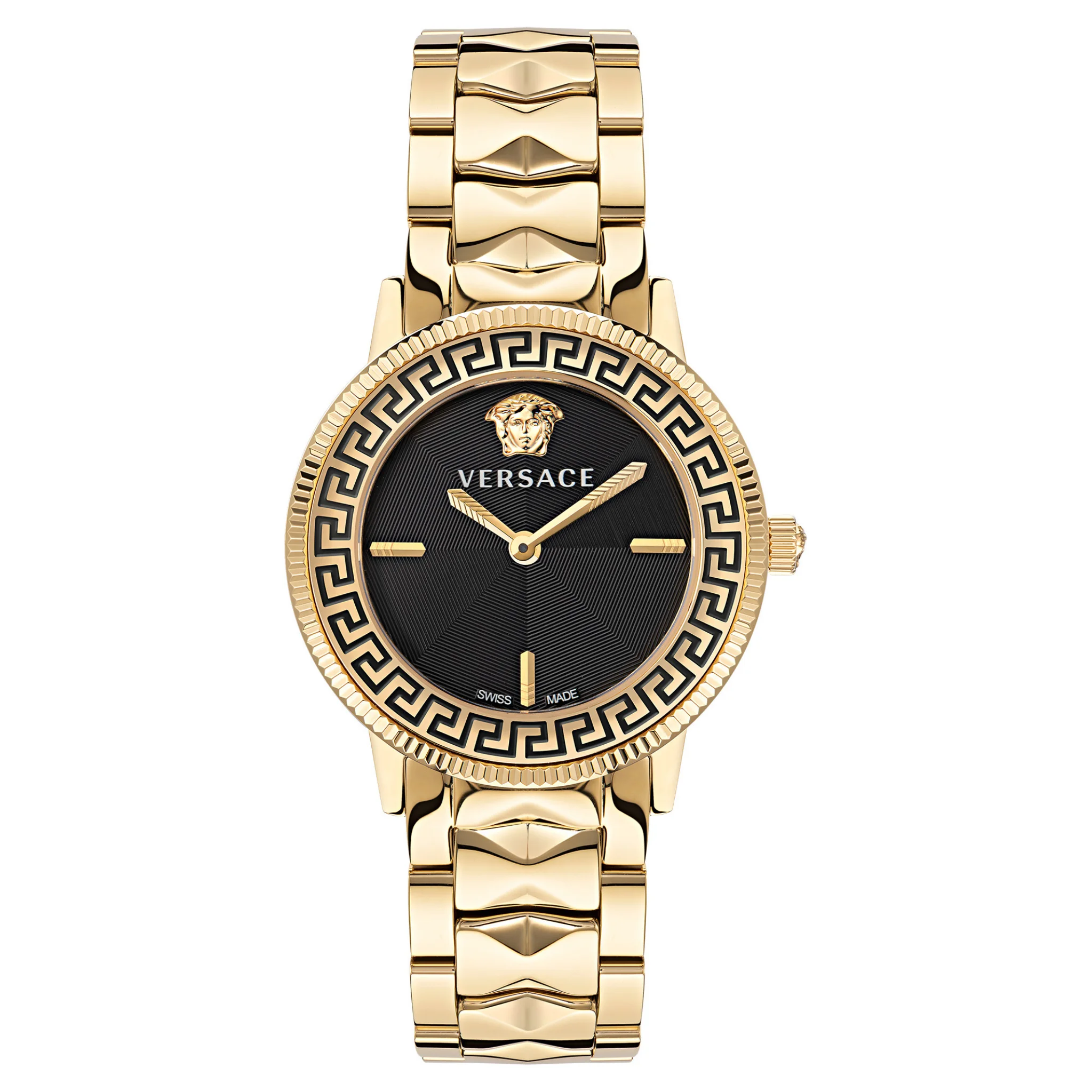 Versace Female Black Analog Stainless Steel Watch-VE2P00622