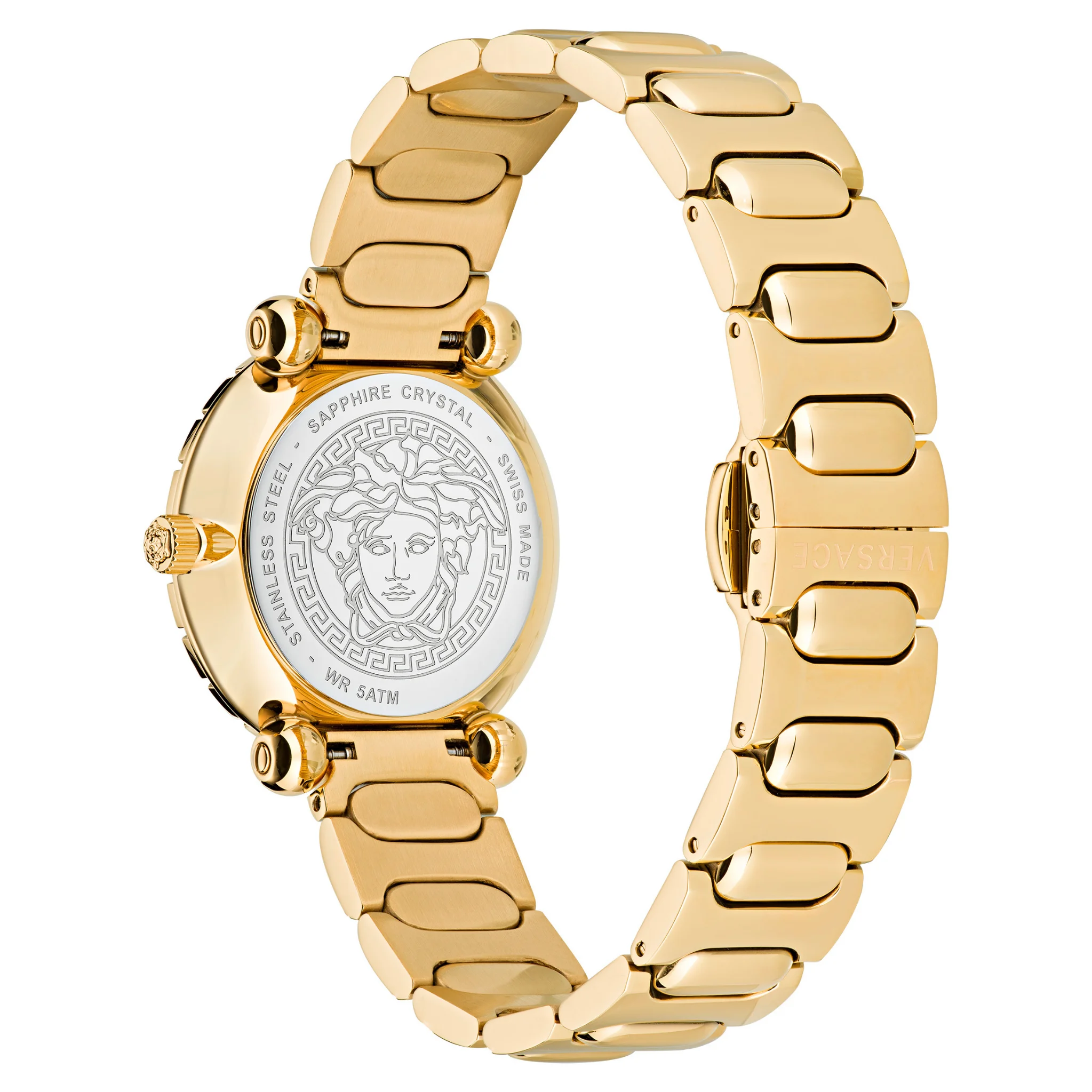 Versace Ladies Greca Twist Gold-Tone Watch VE6I00523