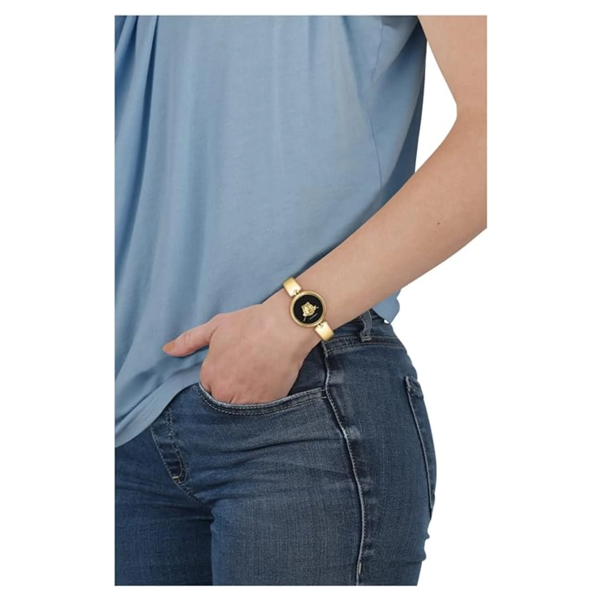 Versace Female Black Analog Stainless Steel Watch VECO03122
