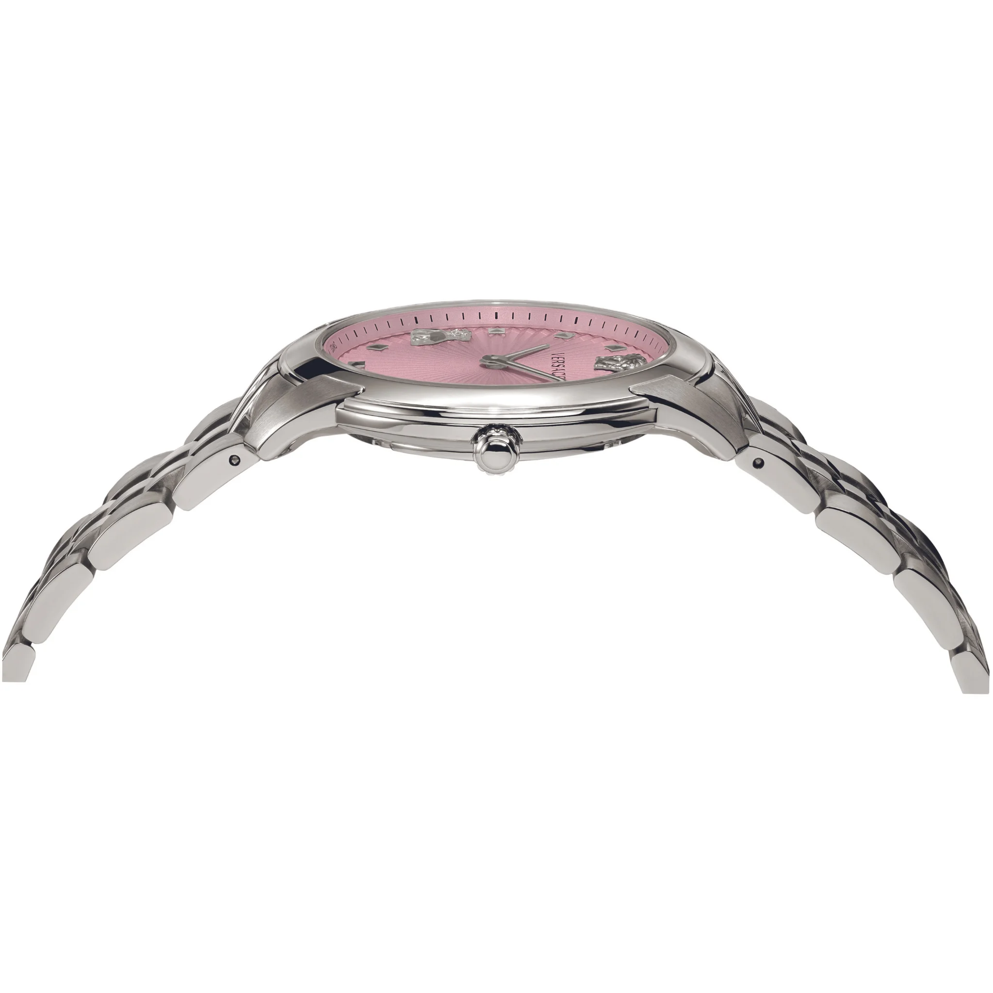 Versace Audrey Quartz Pink Dial Ladies Watch VELR00419