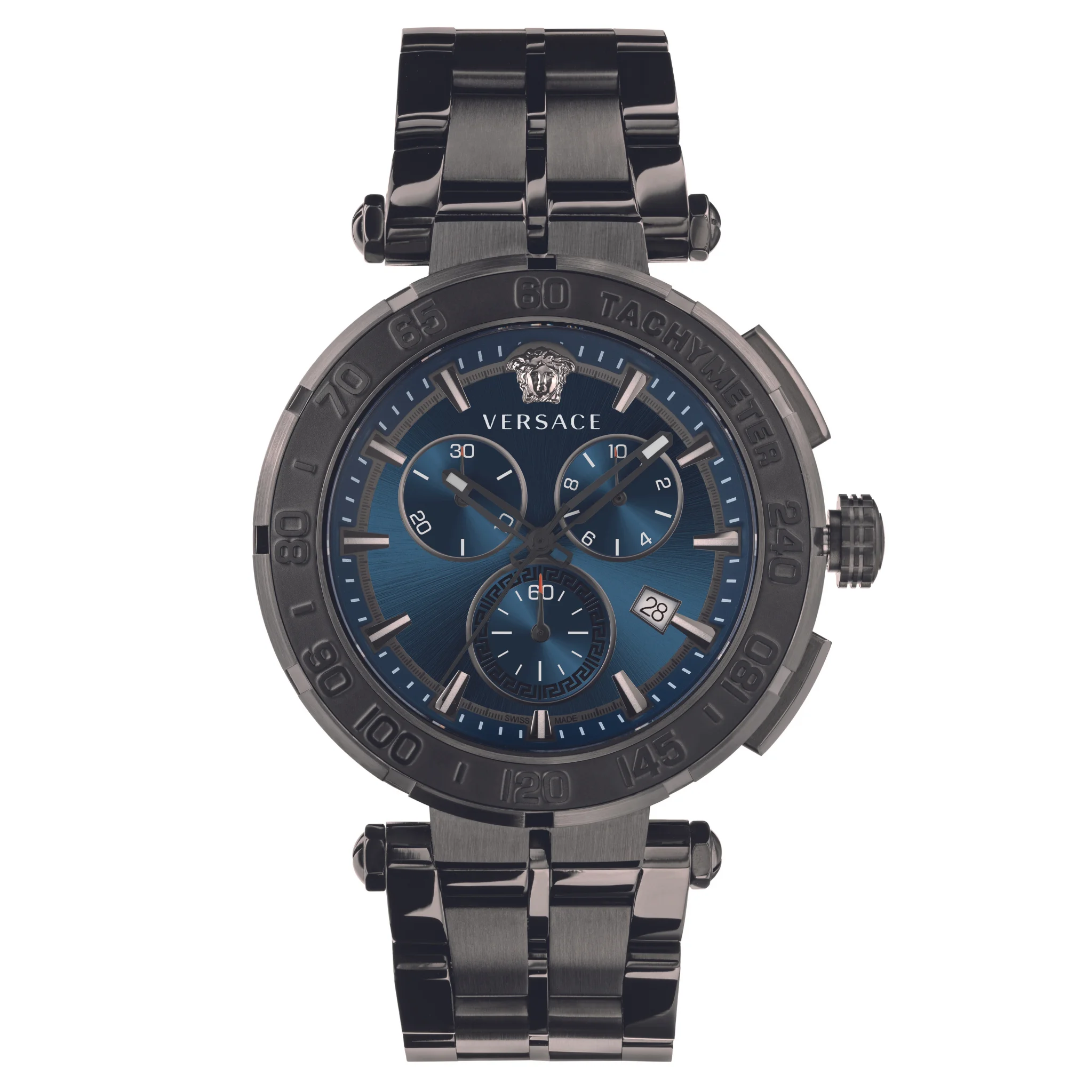 Versace Chronograph Blue Dial Men Watch - VEPM00620