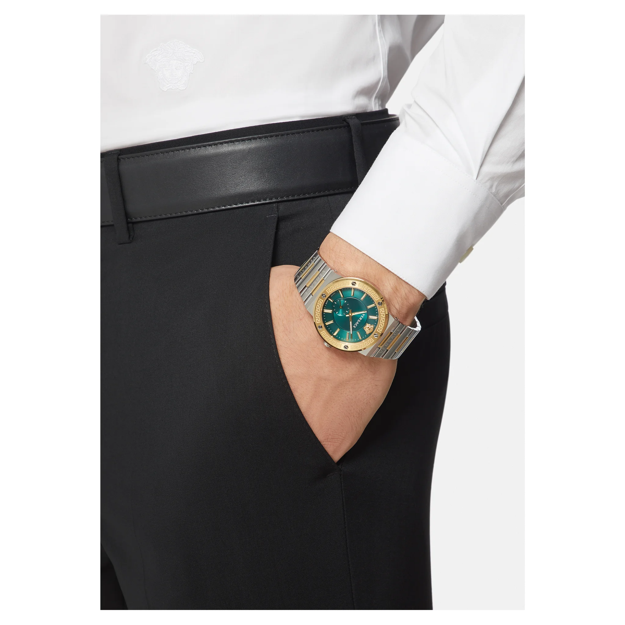 Versace Analog Green Dial Men Watch - VEVI00420