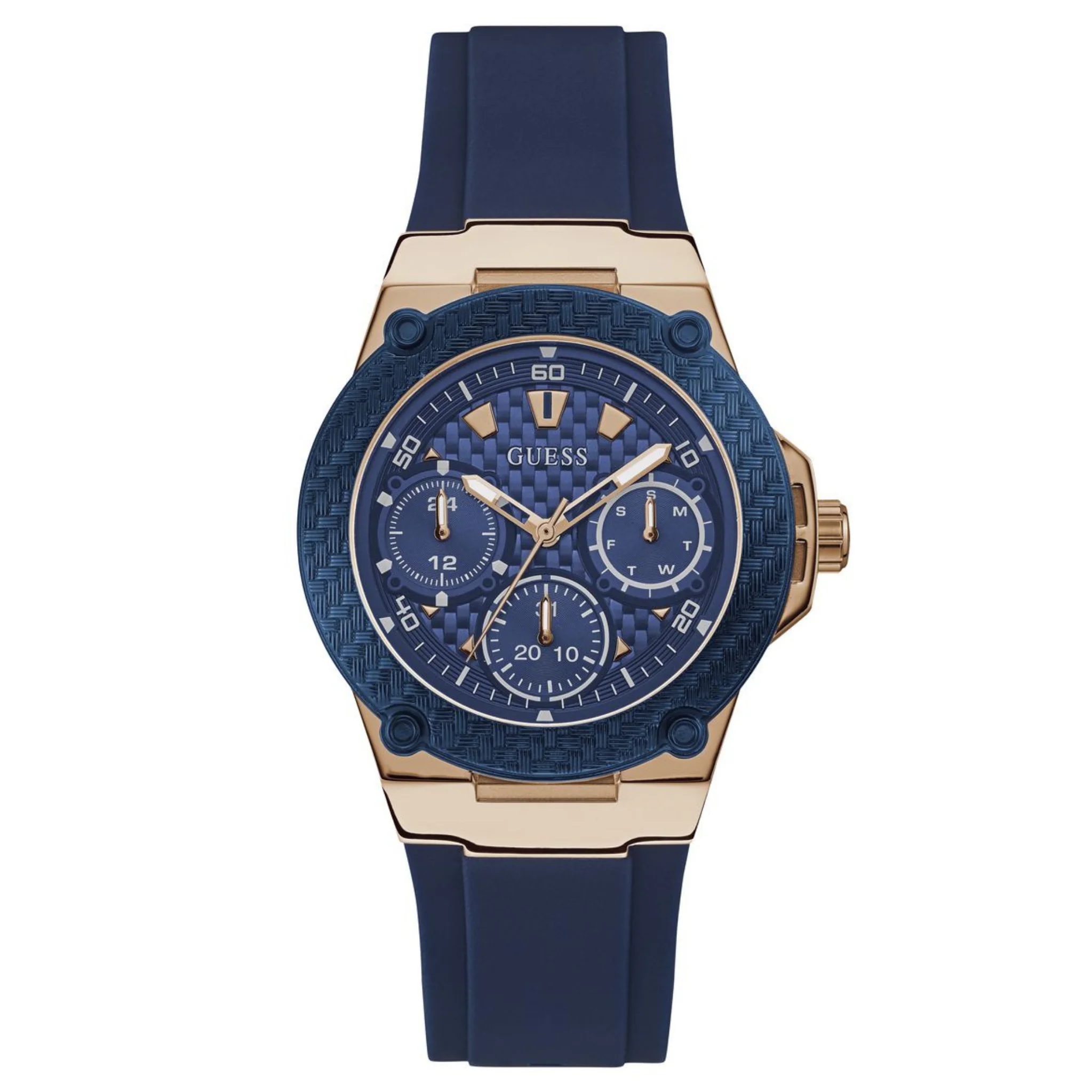 GUESS Zena Analog Blue Dial Women's Watch - W1094L2