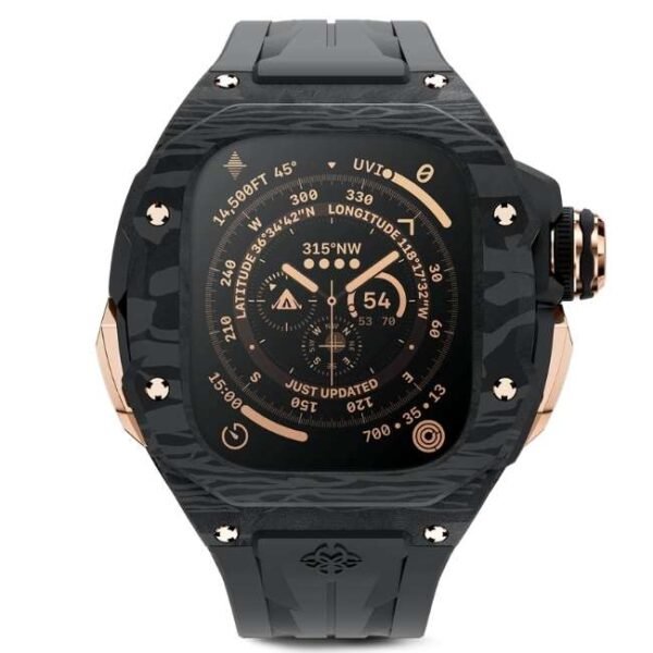 Golden Concept Rose Gold Carbon RSC49 For Apple Watch Ultra 49 MM WC-RSC49-BK-RGC
