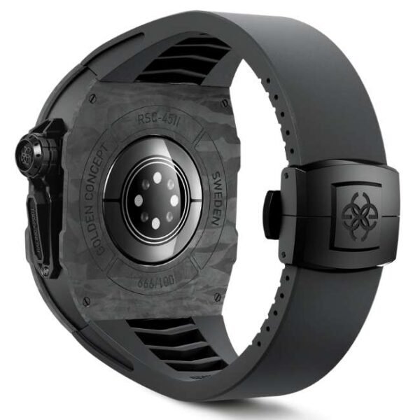 Golden Concept RSCII Black on Black Apple Watch 45 MM WC-RSCII45-BK-BK
