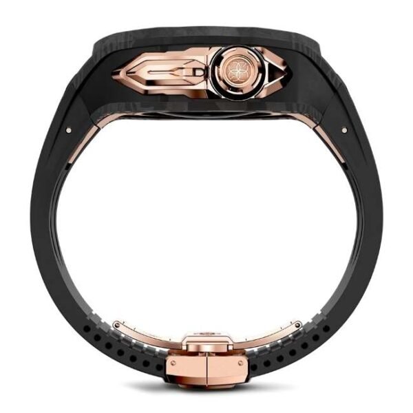 Golden Concept RSCIII49 - Rose Gold Carbon Watch Case Cover for Apple Watch Ultra 49 MM WC-RSCIII49-BK-RGC