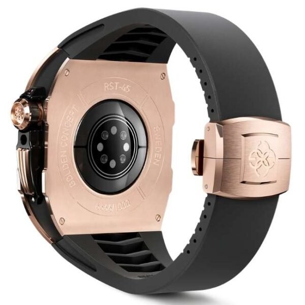 Golden Concept RST CREPE TITAN Apple Watch 45 MM WC-RST45-BK-RG