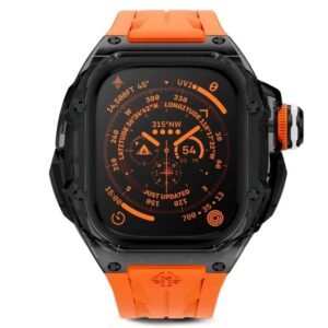 Golden Concept RSTR - SMOKEY ORANGE Watch Case Cover for Apple Watch Ultra - 49 MM WC-RSTR49-BT-OR