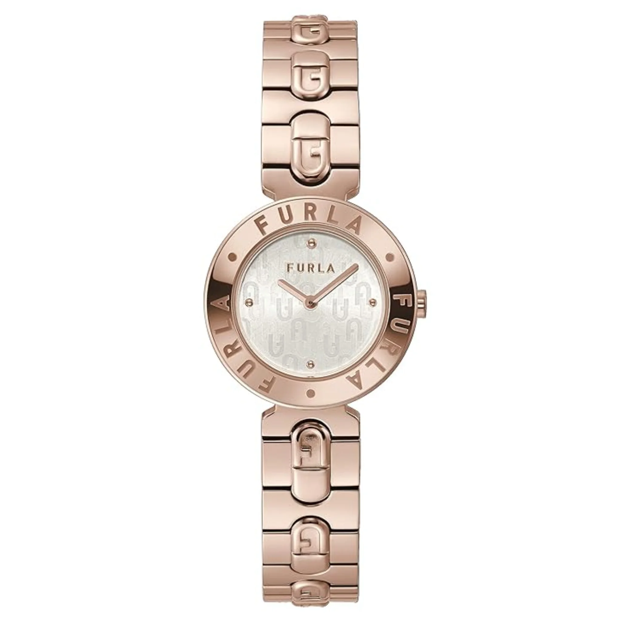 Furla Code Analog Silver Dial Women's Watch-WW00004008L3