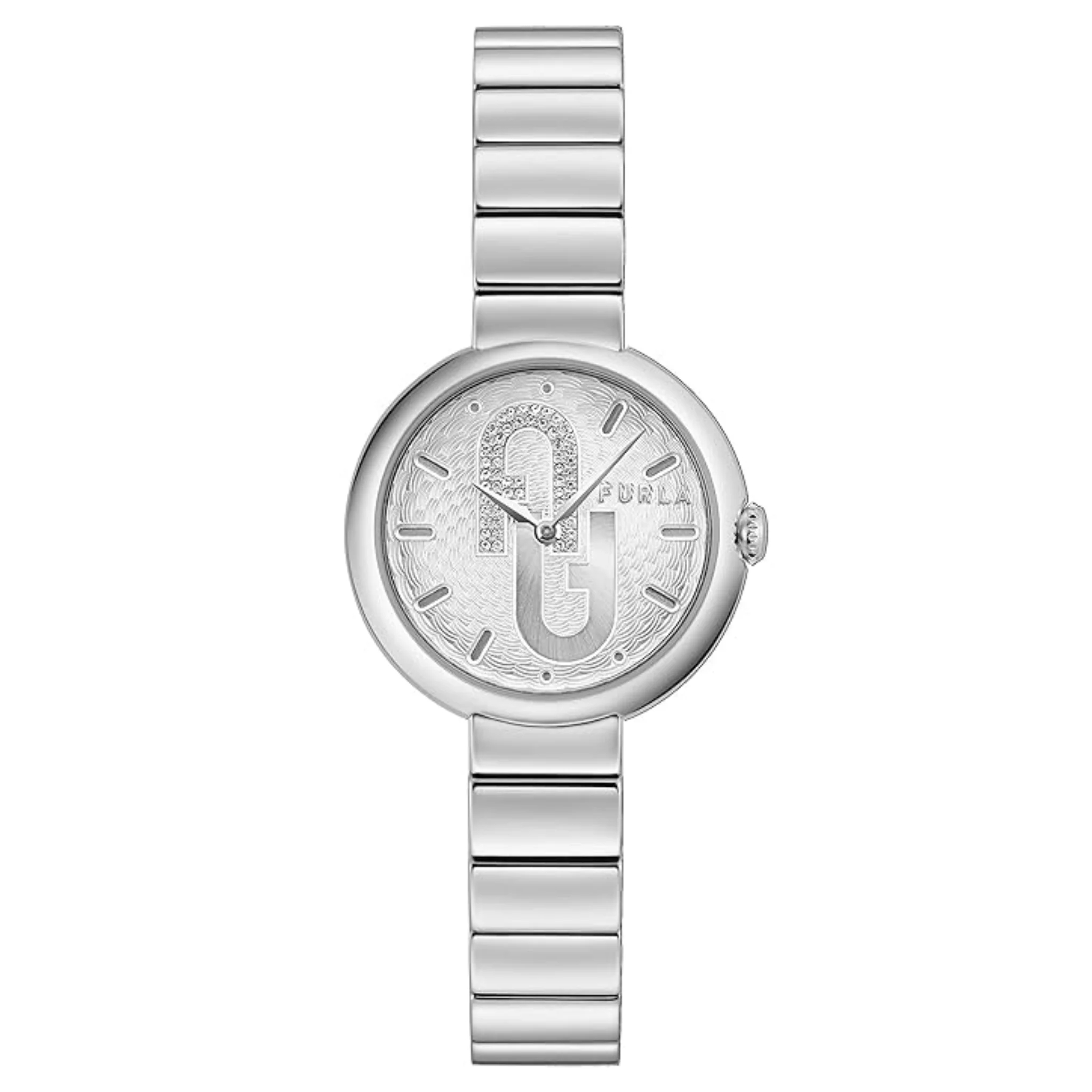 Furla Bubble Analog Silver Dial Women's Watch-WW00005011L1