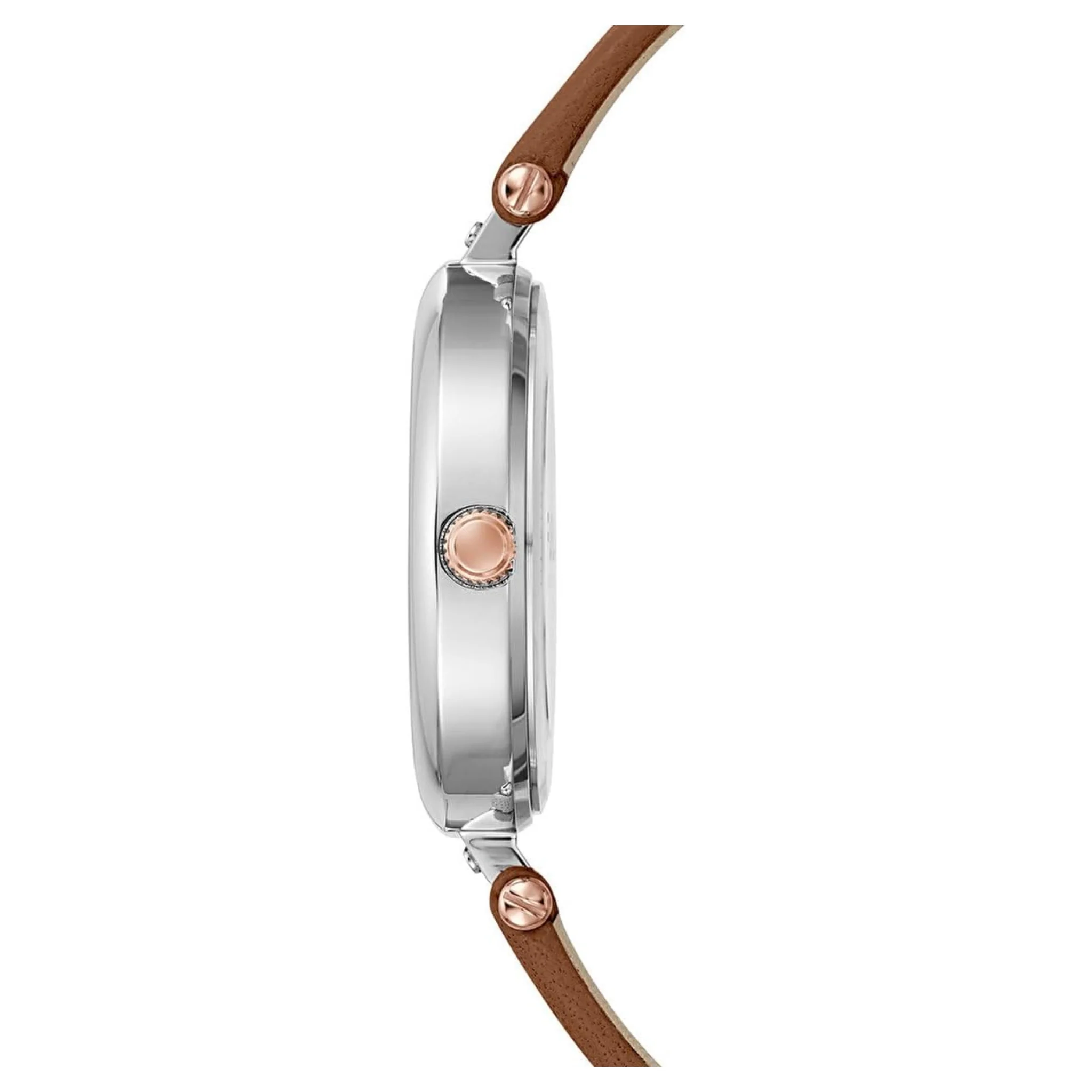 Furla Women's Brown Leather Strap Watch WW00018002L1