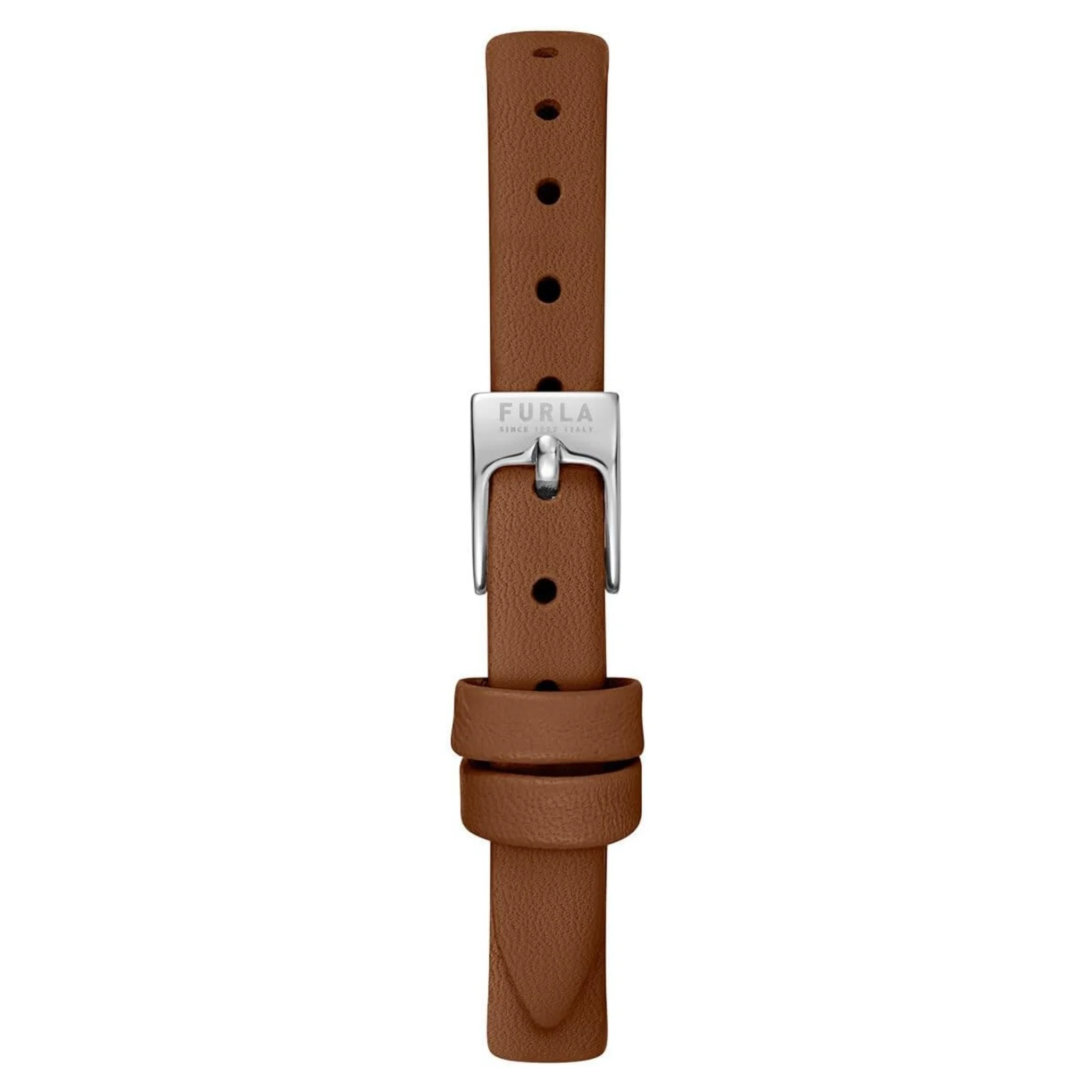 Furla Women's Brown Leather Strap Watch WW00018002L1