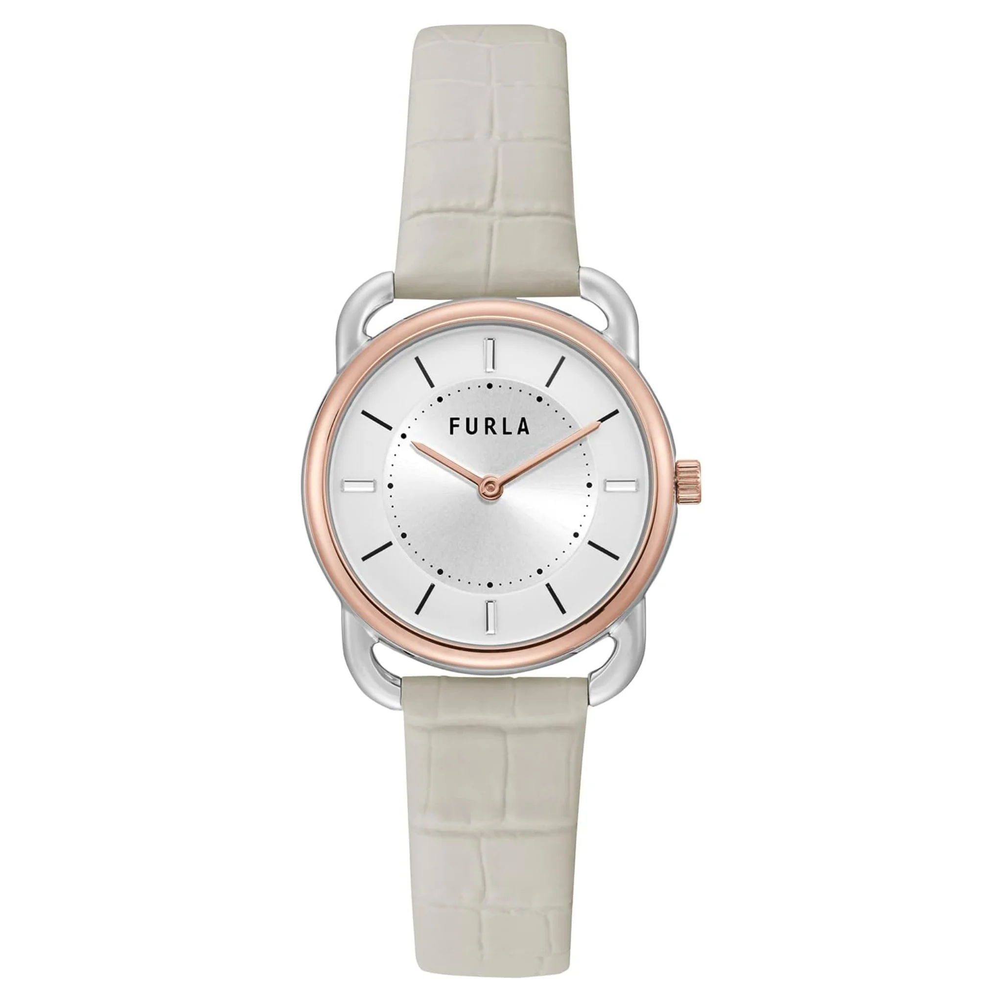 Furla Women's Beige Leather Strap Watch Model: WW00021005L5