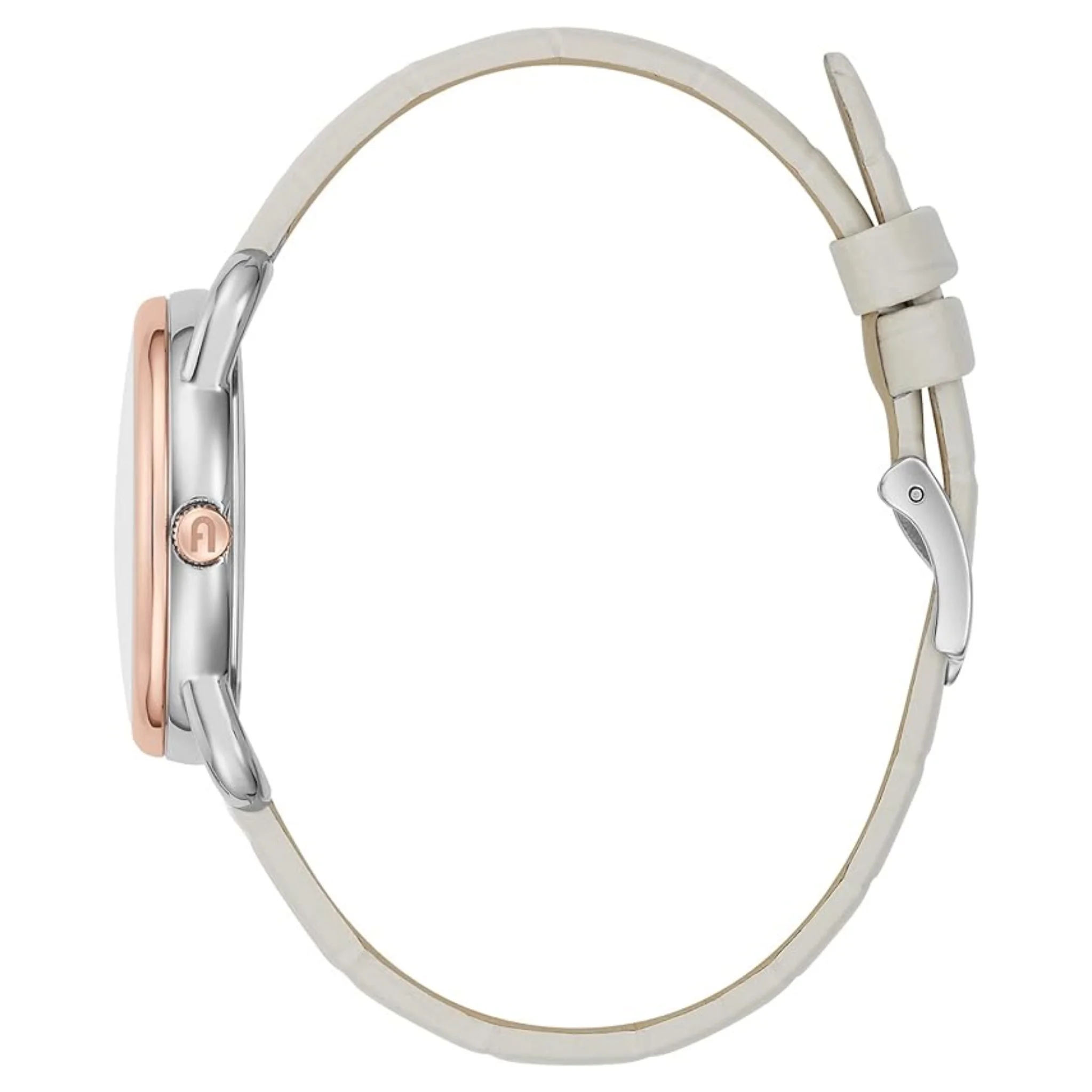 Furla Women's Beige Leather Strap Watch Model: WW00021005L5
