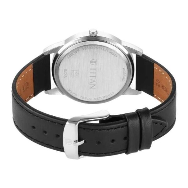 Titan Karishma Zing Quartz Black Dial Watch for Men-1638SL02