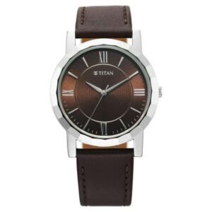 Titan Karishma Zing Quartz Brown Dial Watch for Men-1644SL01