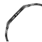 Titan Edge Ceramic Quartz in Glossy Black with Diamonds and Black Dial Watch for Men-1696NC12