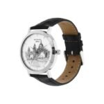Titan Forever Kolkata Off White Dial Analog Leather Strap watch for Men-1740SL01