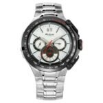 Titan Octane White Chrono Stainless Strap watch for Men-1765KM01
