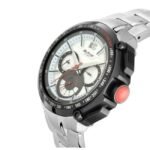 Titan Octane White Chrono Stainless Strap watch for Men-1765KM01