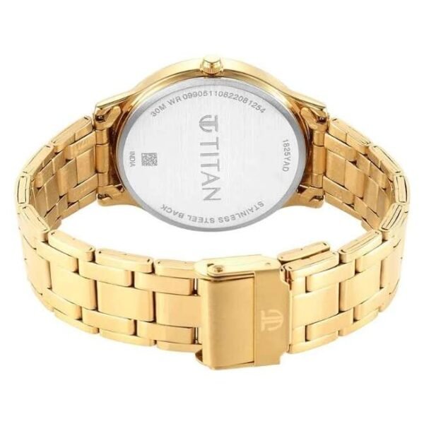 Titan Karishma Radiance Champagne Dial Analog Watch for Men-1825YM08