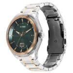 Titan Regalia Opulent Quartz Analog with Date Green Dial With Two Toned Stainless Steel Strap Watch For Men-1829KM06