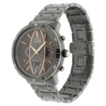 Titan Maritime Anthracite Dial Chronograph Stainless Steel Strap watch for Men-1832KM01