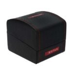 Titan Edge Quartz Analog Black Dial Leather Strap Watch for Men-1843WL03