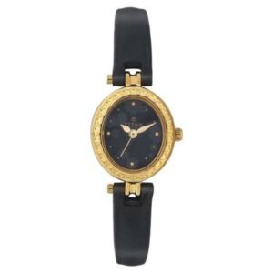Titan Quartz Analog Black Dial Watch for Women-2466YL03