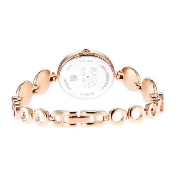 Titan Raga Delight Two Toned Dial Women Watch With Metal Strap-2606WM11