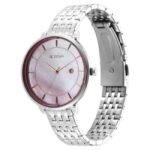 Titan Premium Workwear Mother of pearl Dial Analog with Date Stainless Steel Strap watch for Women-2673SM02