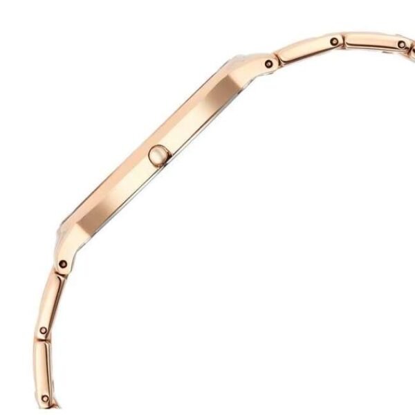 Titan Edge Metal Ladies Allure Quartz Analog Rich Mother Of Pearl Dial Stainless Steel Strap Watch For Women-2734WM01