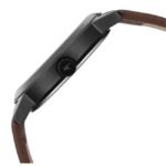 Fastrack Stunners Quartz Analog Orange Dial Leather Strap Watch for Guys-3245NL02