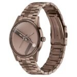 Fastrack Stunners Quartz Analog Brown Dial Stainless Steel Strap Watch for Guys-3305QM01