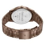 Fastrack Stunners Quartz Analog Brown Dial Stainless Steel Strap Watch for Guys-3305QM01