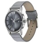 Fastrack Stunners Quartz Analog Grey Dial Leather Strap Watch for Guys-3305SL02