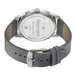 Fastrack Stunners Quartz Analog Grey Dial Leather Strap Watch for Guys-3305SL02