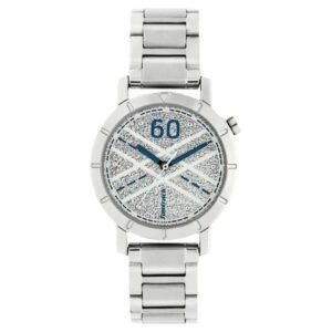 Fastrack Road Trip Quartz Analog Grey Dial Stainless Steel Strap Watch for Girls-6112SM04