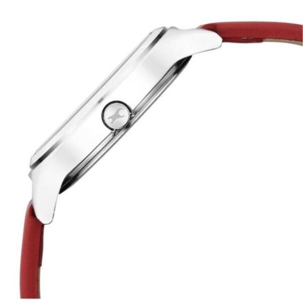Fastrack Stunners Quartz Analog Multicoloured Dial Leather Strap Watch for Girls-6152SL07