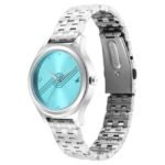 Fastrack Stunners Blue Dial Metal Strap Watch for Girls-6152SM05
