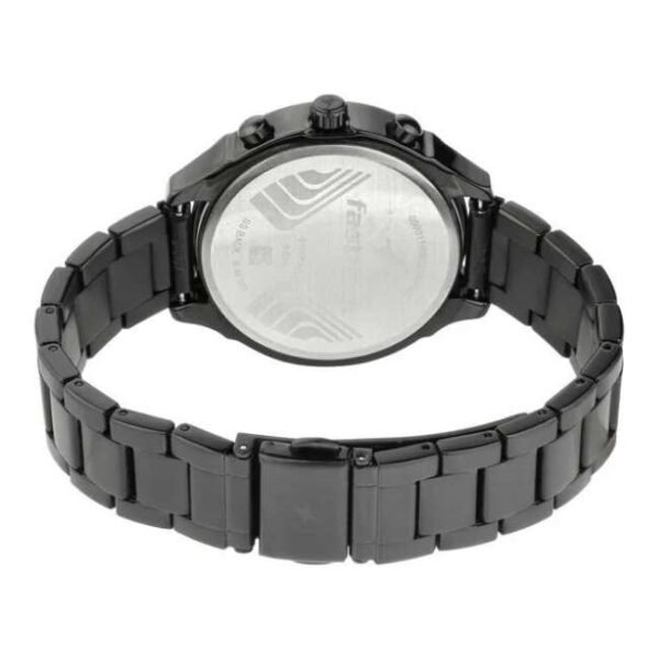 Fastrack All Nighters Quartz Analog Black Dial Stainless Steel Strap Watch for Girls-6186KM01