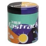 Fastrack All Nighters Quartz Analog Blue Dial Stainless Steel Strap Watch for Girls-6187KM02
