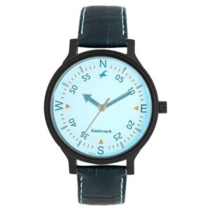 Fastrack Road Trip Quartz Analog Blue Dial Leather Strap Watch for Girls-6189NL03