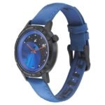 Fastrack Space Rover Quartz Analog with Date Black Dial Leather Strap Watch for Girls-6194NL01