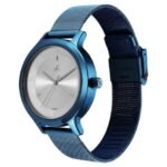 Fastrack Fleek Quartz Analog Silver Dial Stainless Steel Strap Watch For Girls-6210QM01