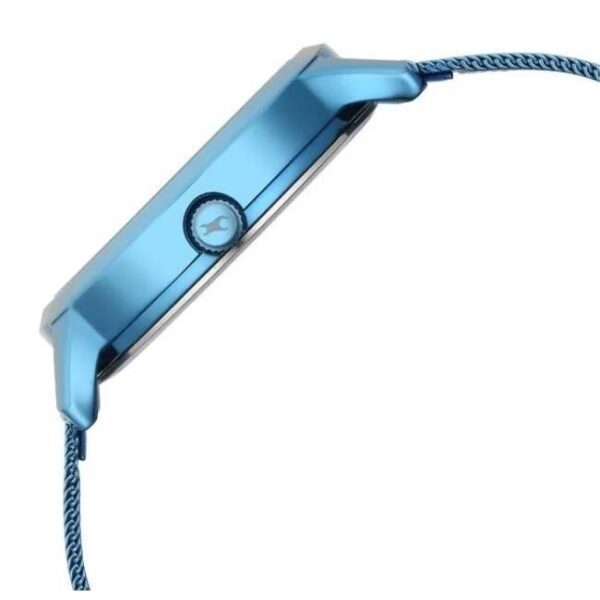 Fastrack Fleek Quartz Analog Silver Dial Stainless Steel Strap Watch For Girls-6210QM01