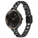 Fastrack Stunners Quartz Analog Black dial Stainless Steel Strap Watch for Girls-6265NM02