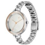 Fastrack Stunners Quartz Analog Silver dial Stainless Steel Strap Watch for Girls-6265SM02